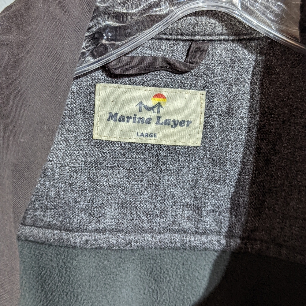 Euc Marine Layer Button Down Jacket / Shacket Men… - image 7